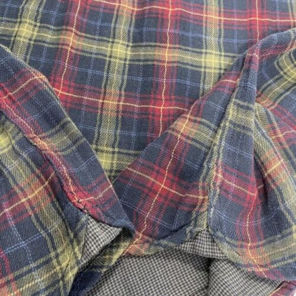 Carbon 2 Cobalt Shirt Mens Size‎ XL Blue Red Yellow Button Up Plaid Lightweight - Picture 12 of 12